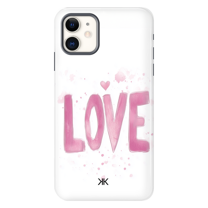 Pink Love Phone Case - Tough Case - iphone-11