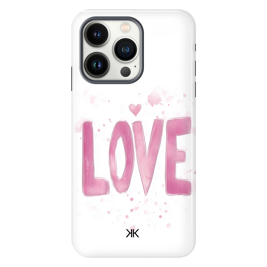 Pink Love Phone Case - Tough Case - iphone-13-pro