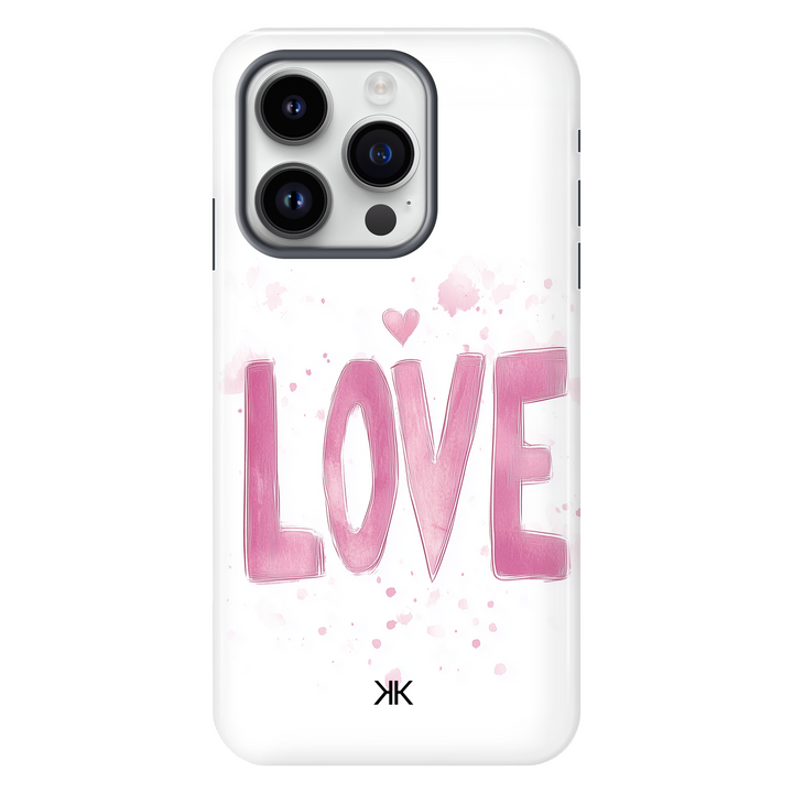 Pink Love Phone Case - Tough Case - iphone-14-pro