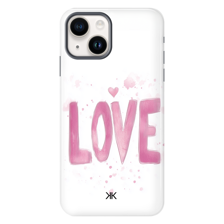 Pink Love Phone Case - Tough Case - iphone-14