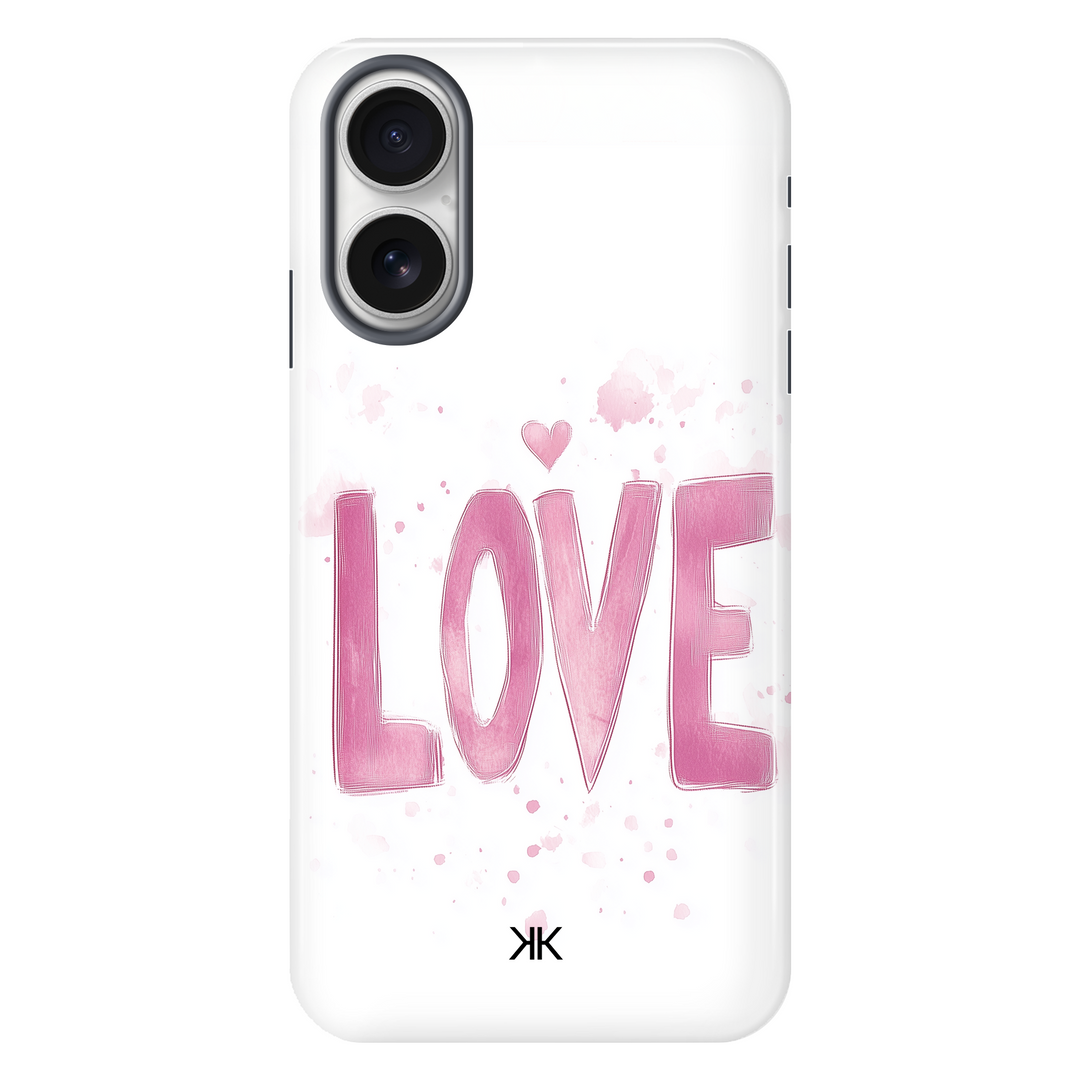 Pink Love Phone Case - Tough Case - iphone-16