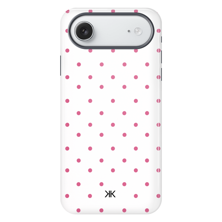 Pink Polka Dot Phone Case - Tough Case - iphone-17-air