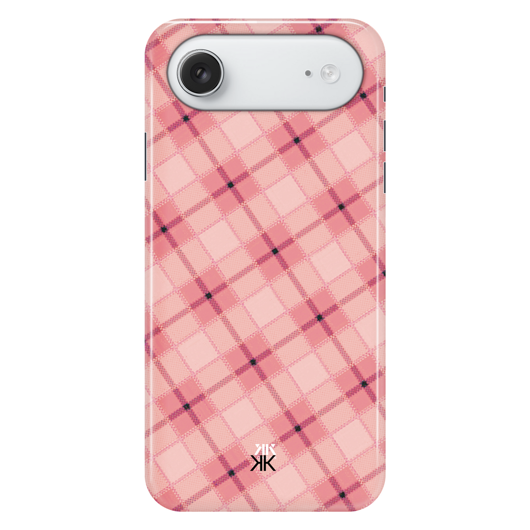 Pink Tartan Pattern Phone Case - PhoneCase_KKDL_pinktartan_iphone-17-air.png