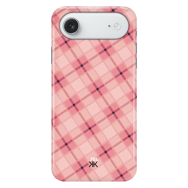 Pink Tartan Pattern Phone Case - PhoneCase_KKDL_pinktartan_iphone-17-air.png