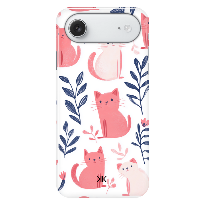 Pink and White Cats phone case for iPhone 17 Air