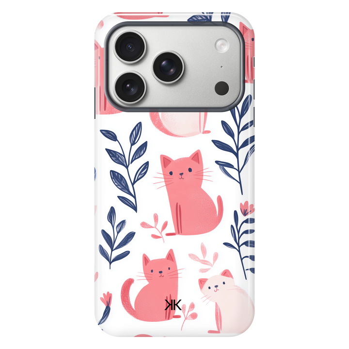 Pink and White Cats Phone Case - Tough Case - iphone-17-pro