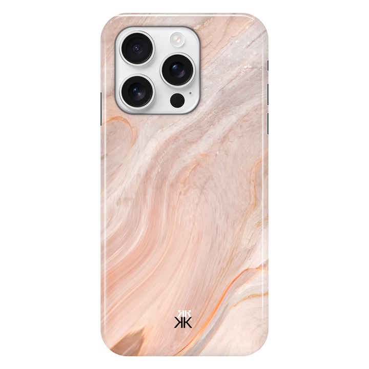 Marble Pink phone case for iPhone 16 Pro