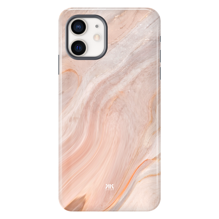 Marble Pink tough phone case for iPhone 12