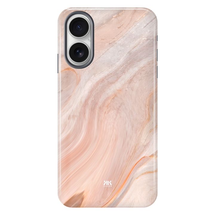 Marble Pink tough phone case for iPhone 16