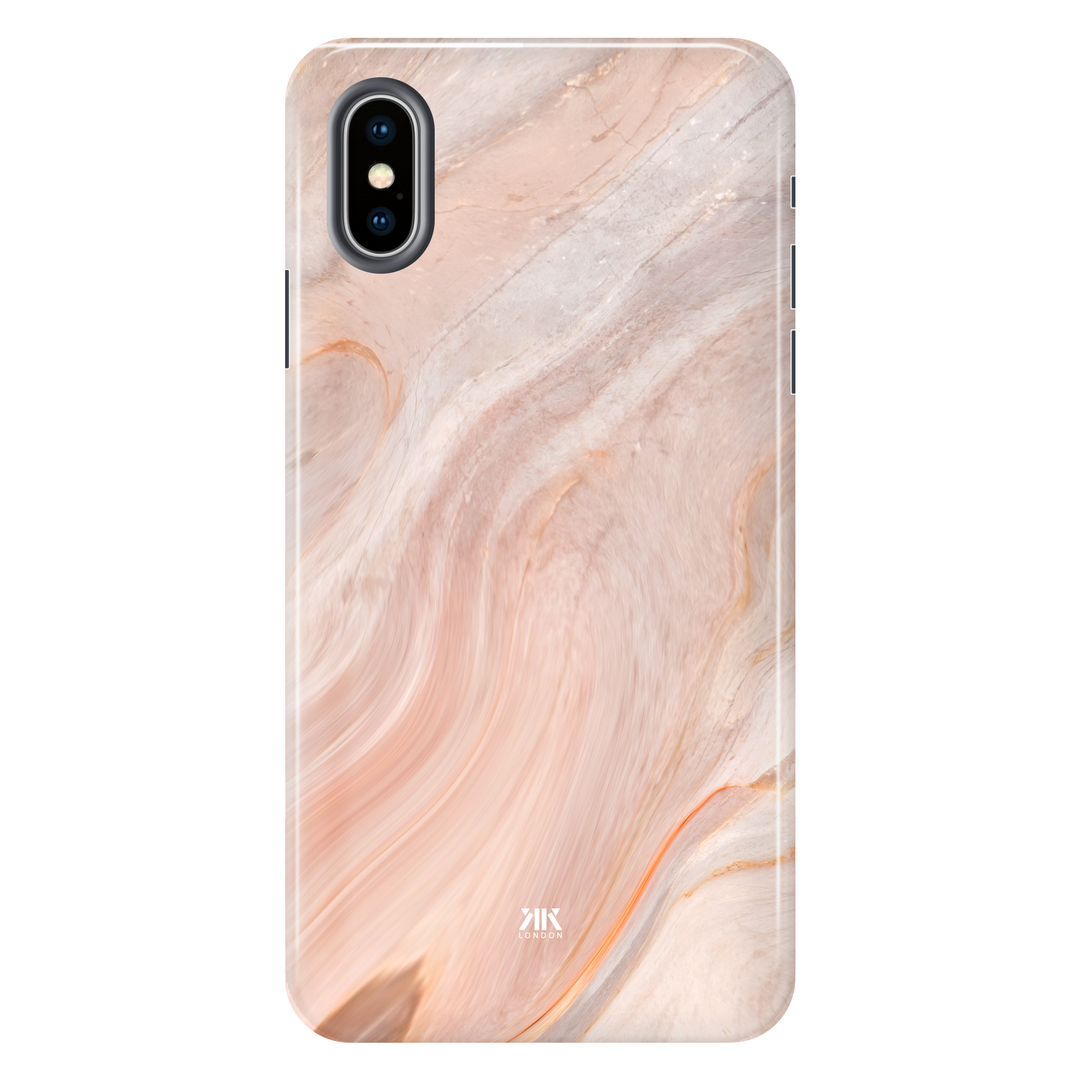 Marble Pink tough phone case for iPhone X