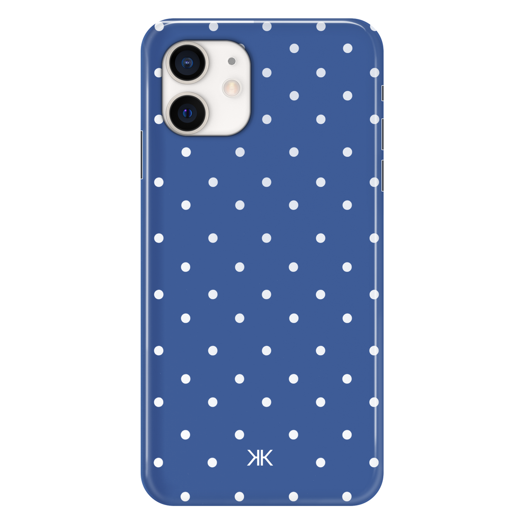 Polka Dot Blue phone case for iPhone 12