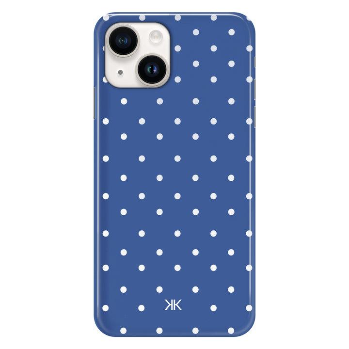 Polka Dot Blue phone case for iPhone 14