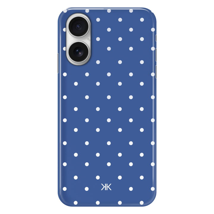 Polka Dot Blue phone case for iPhone 16