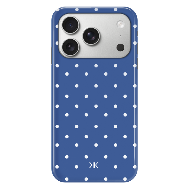 Polka Dot Blue phone case for iPhone 17 Pro