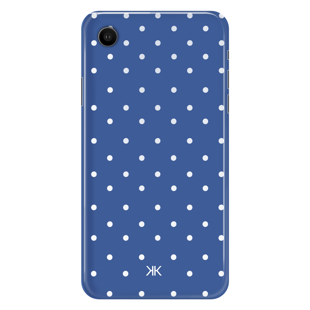 Polka Dot Blue phone case for iPhone XR