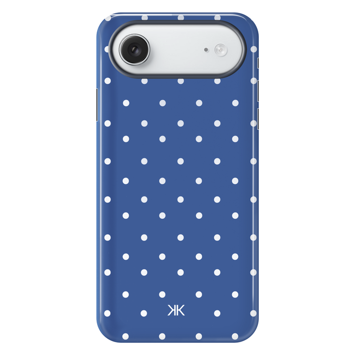 Polka Dot Blue tough phone case for iPhone 17 Air