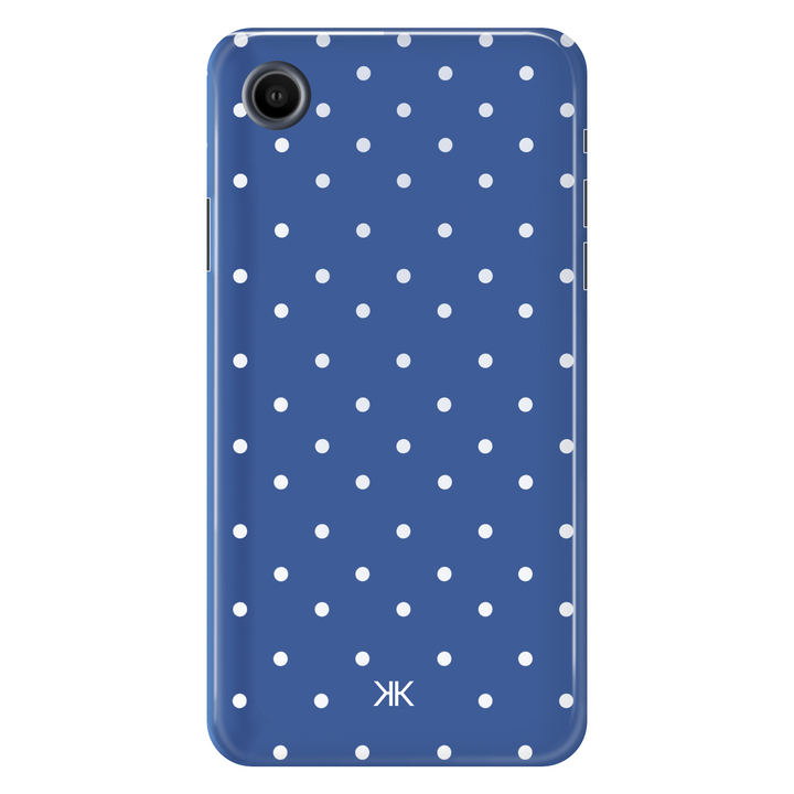 Polka Dot Blue tough phone case for iPhone XR