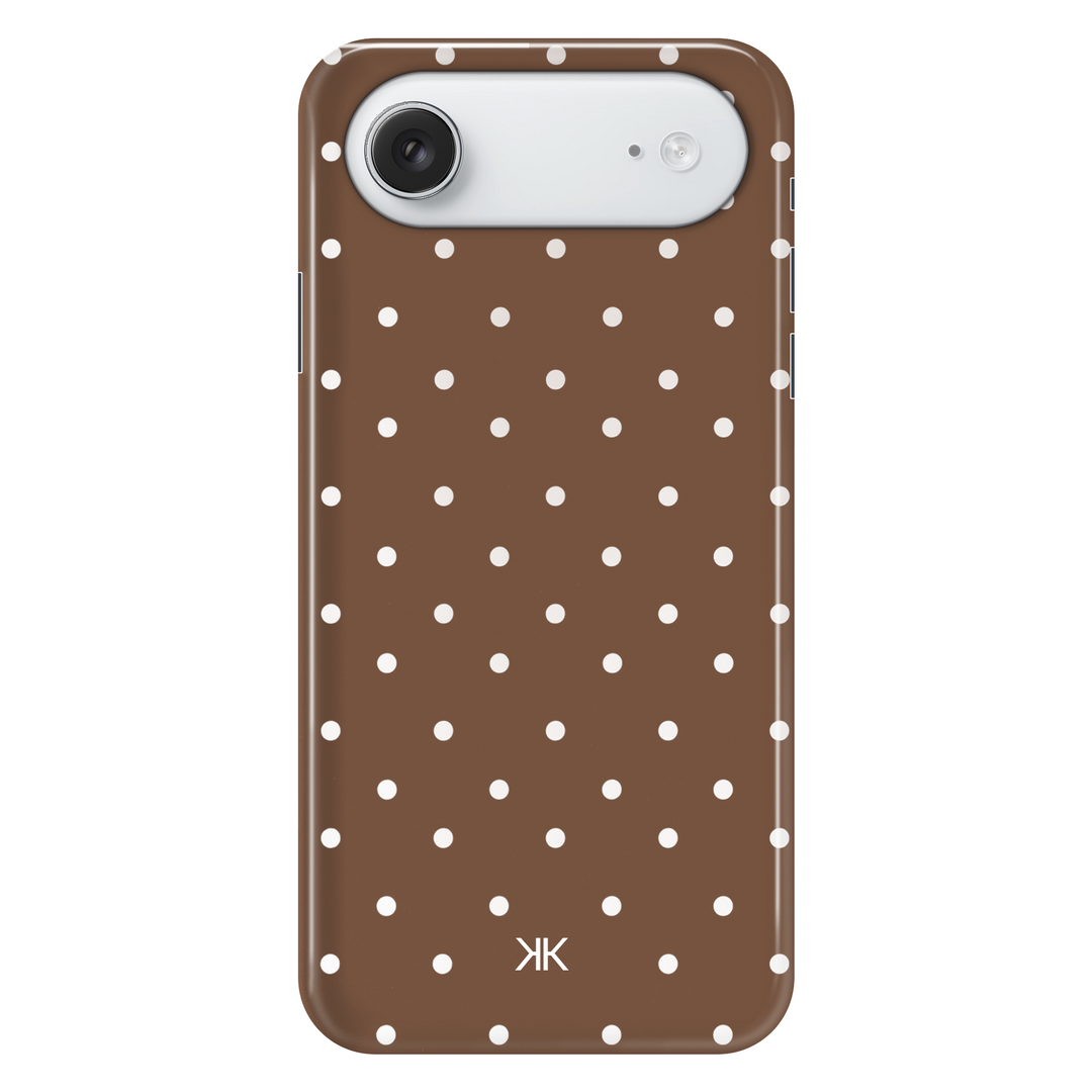 Polka Dot Brown phone case for iPhone 17 Air