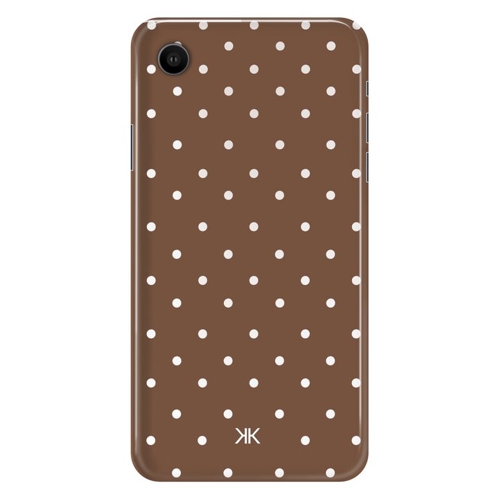 Polka Dot Brown phone case for iPhone XR