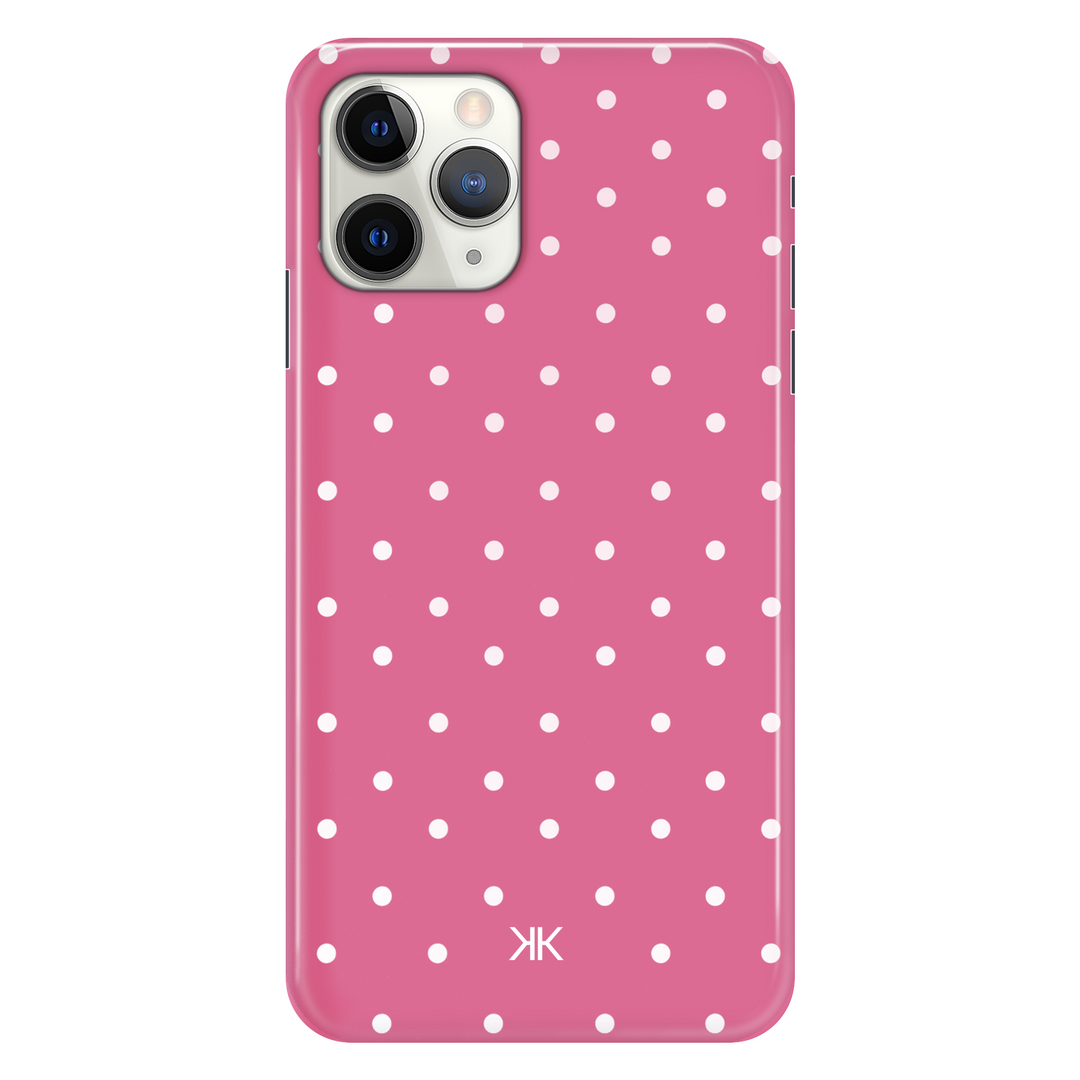 Polka Dot Pink phone case for iPhone 11 Pro