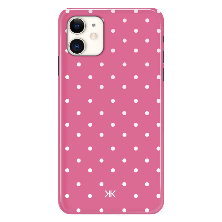 Polka Dot Pink phone case for iPhone 11