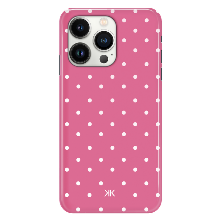 Polka Dot Pink phone case for iPhone 13 Pro
