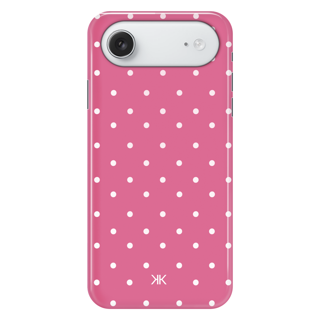 Polka Dot Pink phone case for iPhone 17 Air