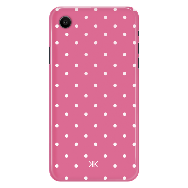 Polka Dot Pink phone case for iPhone XR