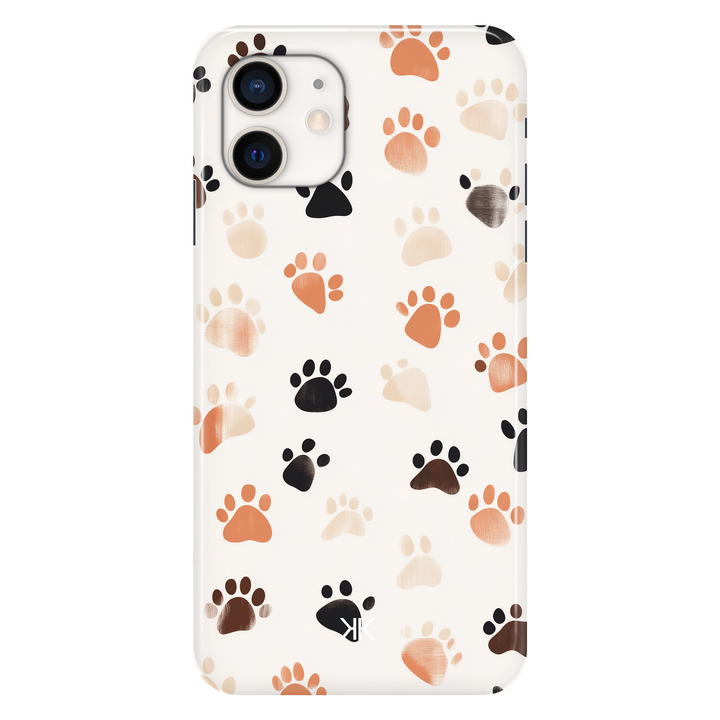 Puppy Paw Prints phone case for iPhone 12