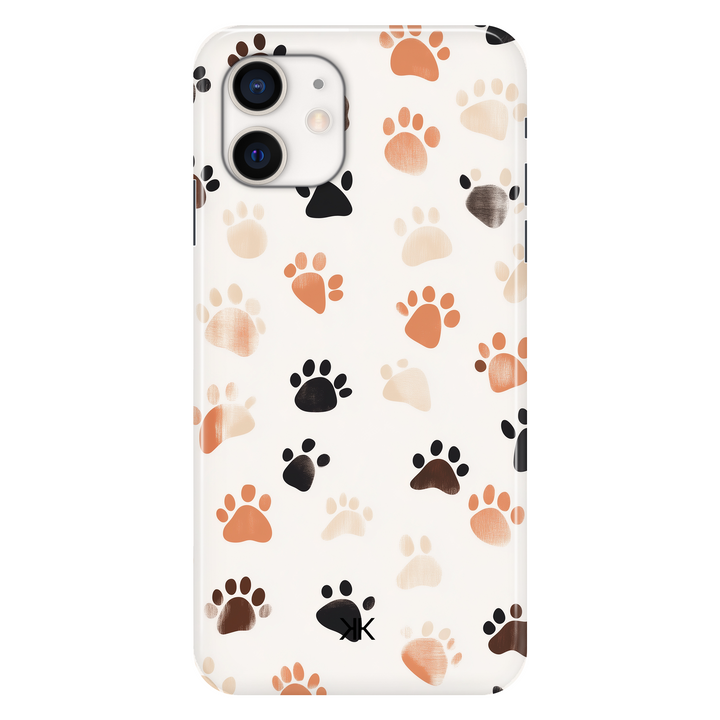Puppy Paw Prints phone case for iPhone 12