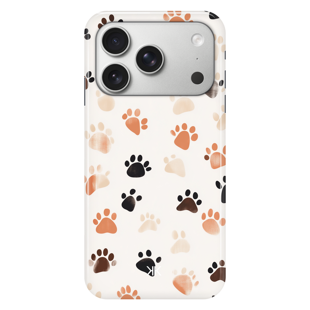 Puppy Paw Prints phone case for iPhone 17 Pro