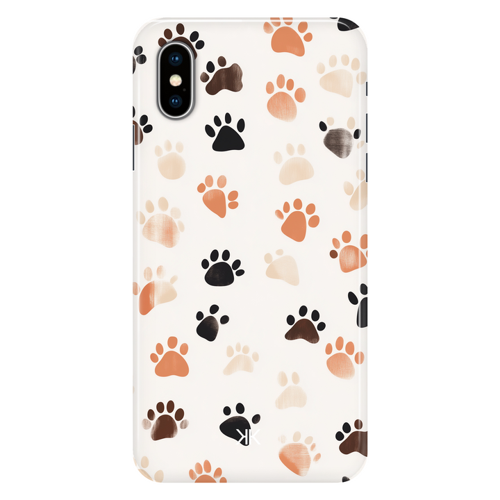 Puppy Paw Prints phone case for iPhone X