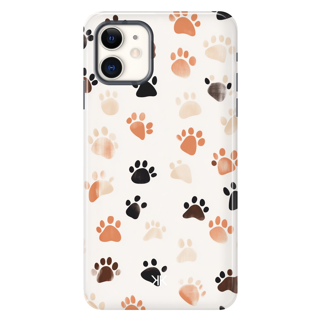 Puppy Paw Prints tough phone case for iPhone 11