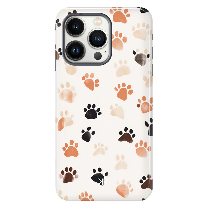 Puppy Paw Prints tough phone case for iPhone 13 Pro