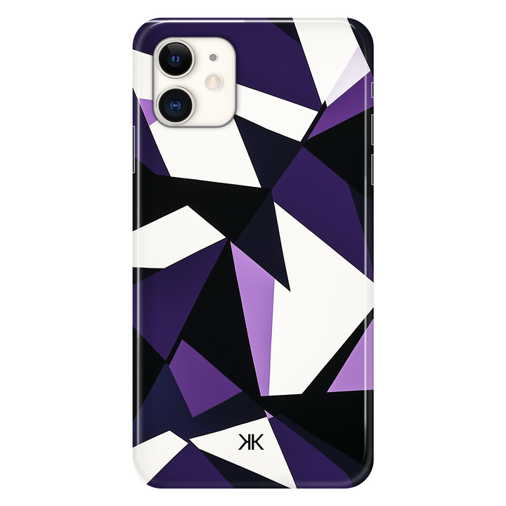 Purple Geometric phone case for iPhone 11