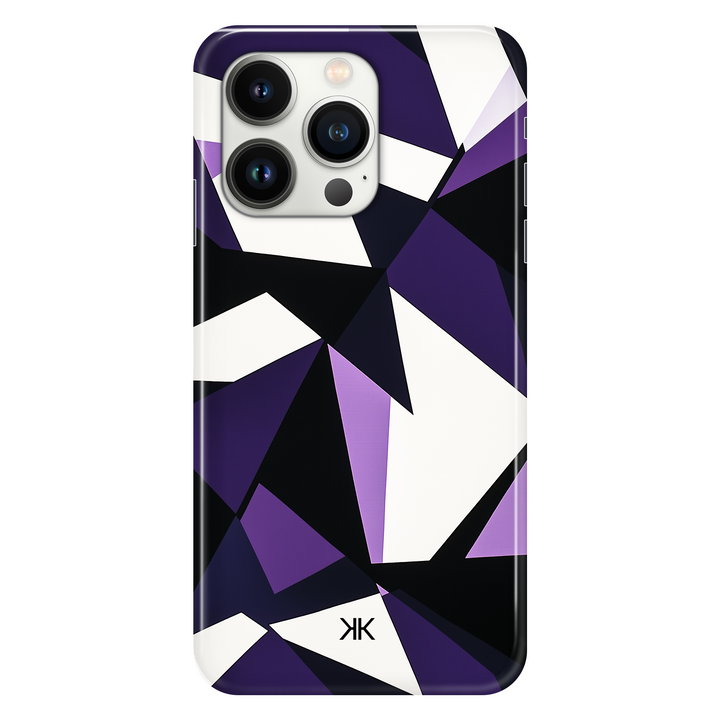 Purple Geometric phone case for iPhone 13 Pro