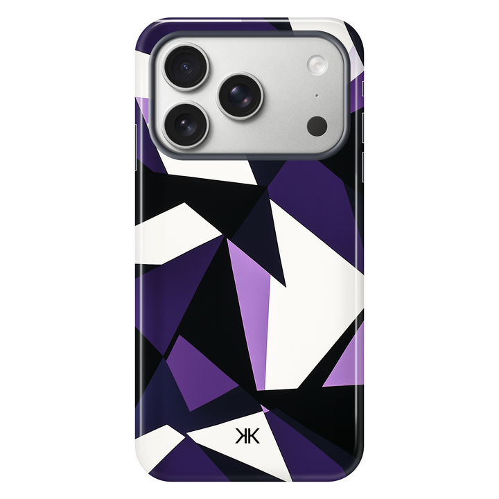 Purple Geometric Phone Case - Tough Case - iphone-17-pro