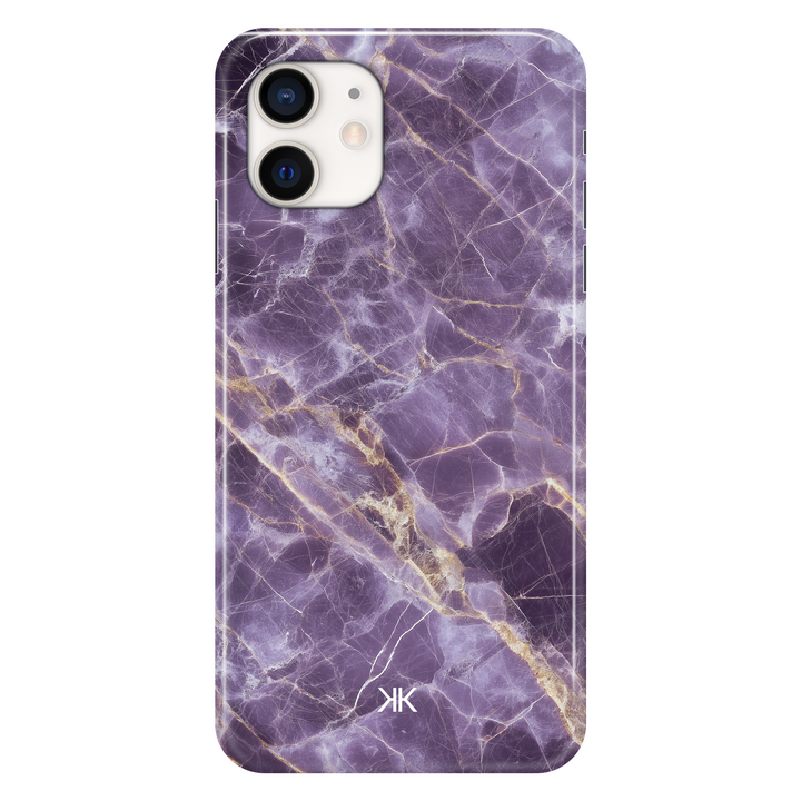 Marble Purple phone case for iPhone 12