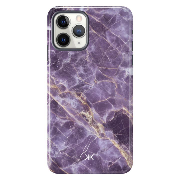 Marble Purple Phone Case - Tough Case - iphone-11-pro