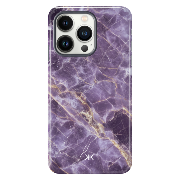 Marble Purple Phone Case - Tough Case - iphone-13-pro