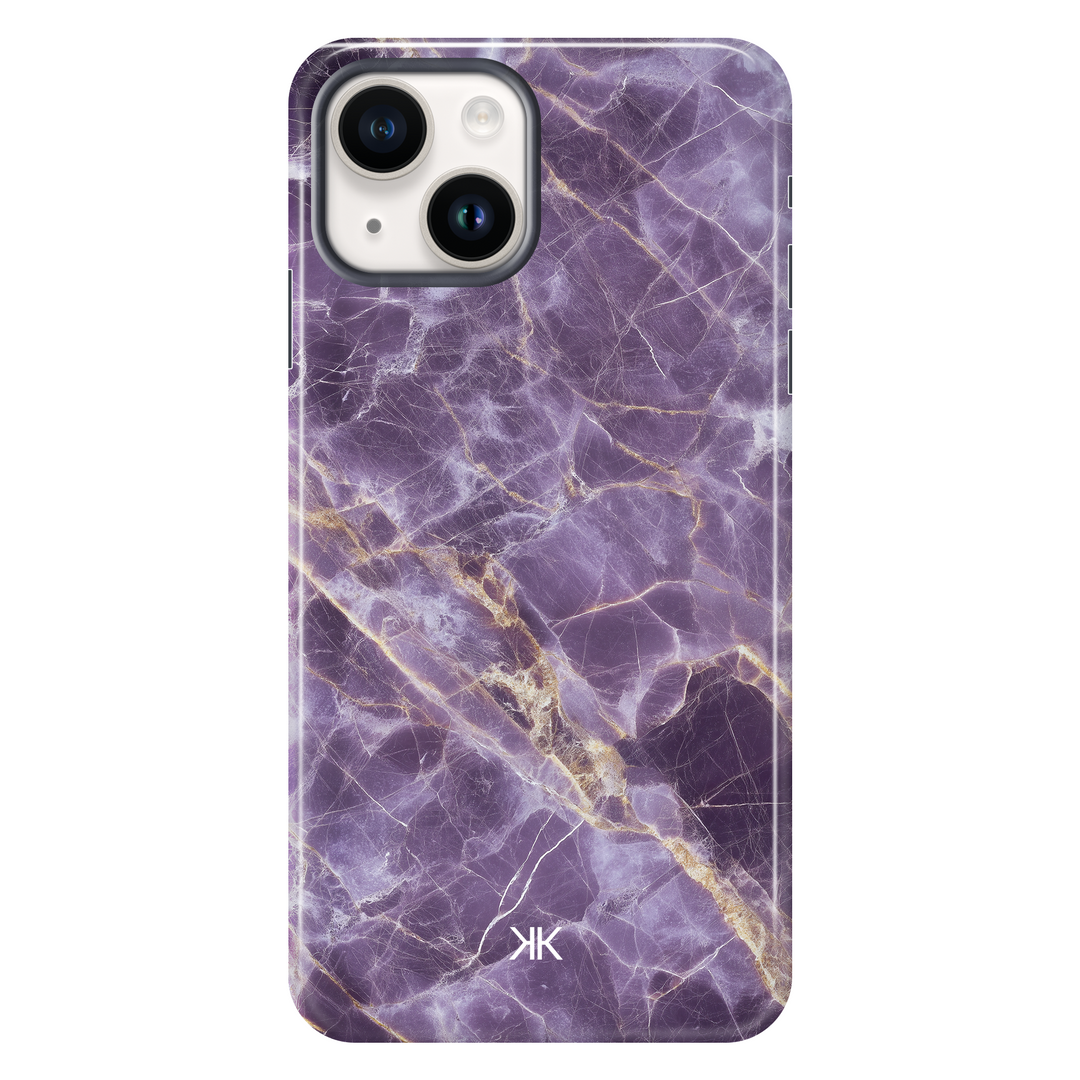Marble Purple Phone Case - Tough Case - iphone-14
