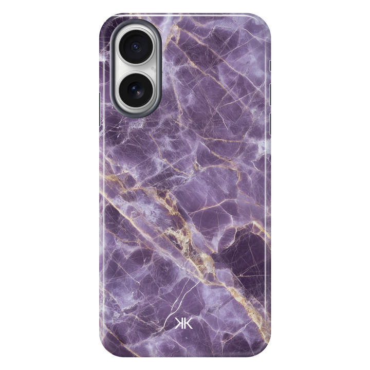 Marble Purple Phone Case - Tough Case - iphone-16