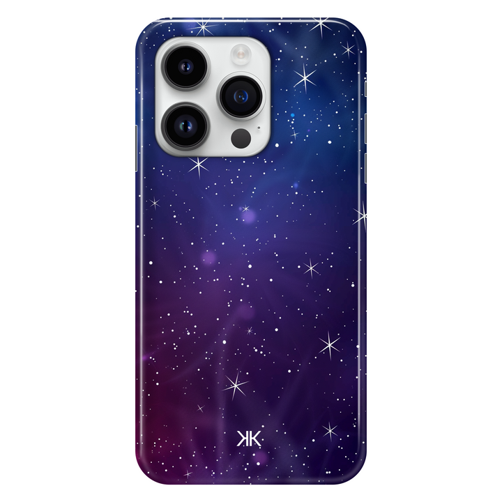 Purple Stars phone case for iPhone 14 Pro