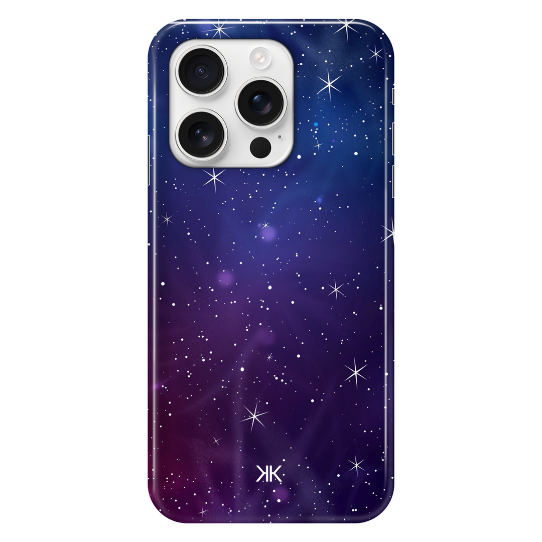 Purple Stars phone case for iPhone 16 Pro