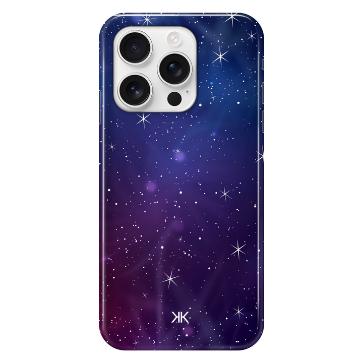 Purple Stars phone case for iPhone 16 Pro