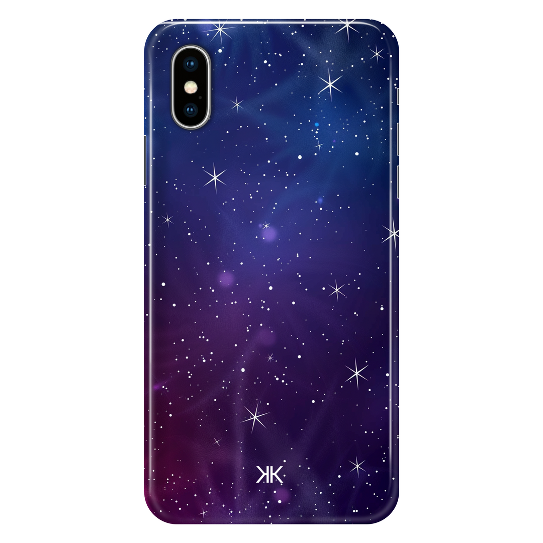 Purple Stars phone case for iPhone X