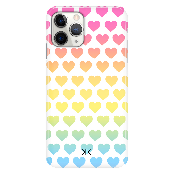 Rainbow Hearts phone case for iPhone 11 Pro