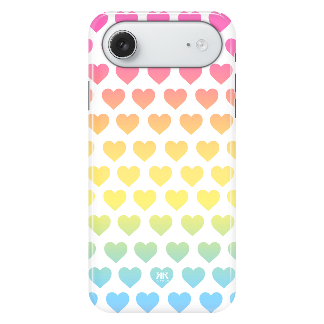 Rainbow Hearts phone case for iPhone 17 Air