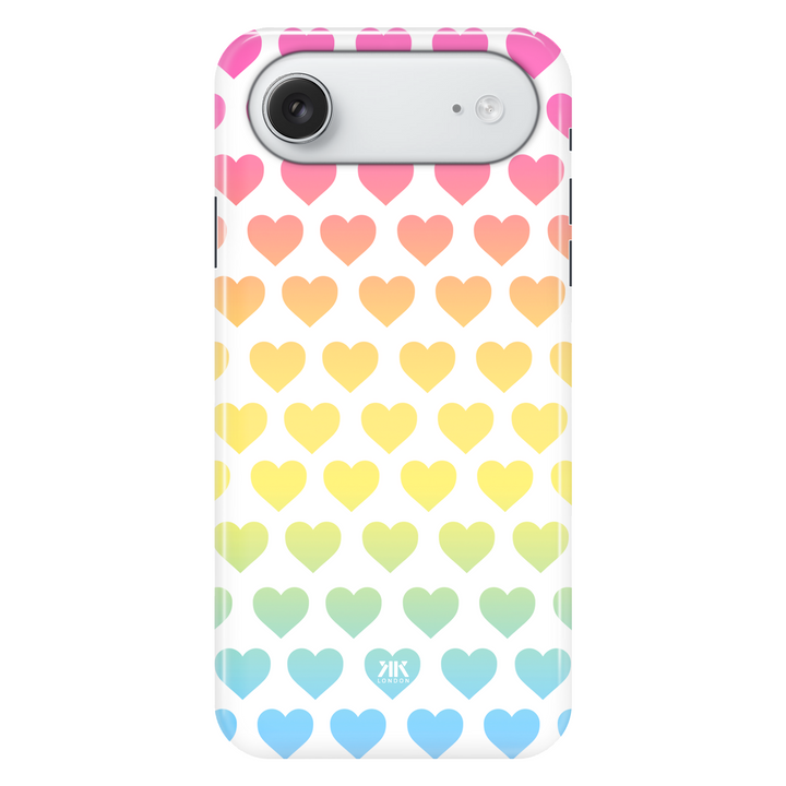 Rainbow Hearts phone case for iPhone 17 Air