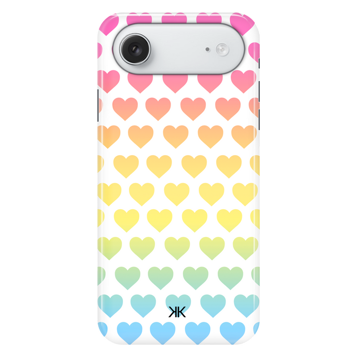 Rainbow Hearts phone case for iPhone 17 Air